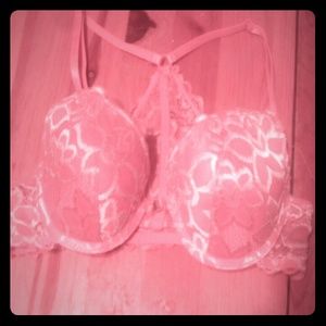 Pink Lacy Bra